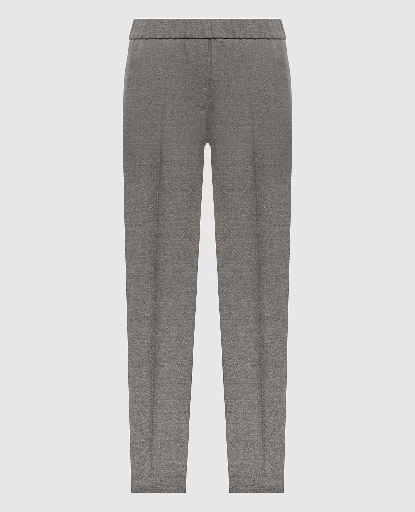 Grijze wollen broek
