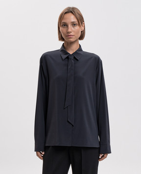 Peserico Blue silk blouse A0685607325
