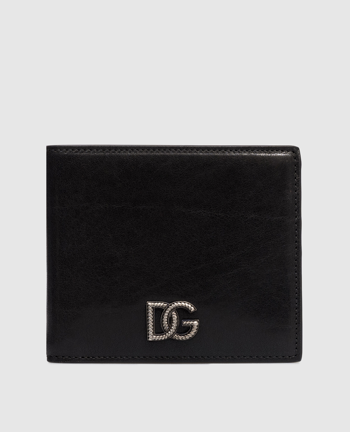

Black leather wallet with DG logo Dolce&Gabbana