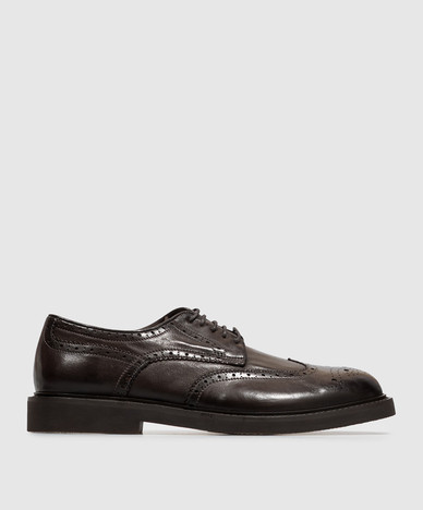 Bruine leren brogues