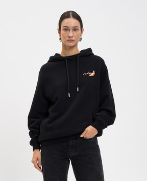 Off-White Black Fruits Arrow logo hoodie 2BB035F25FLE001