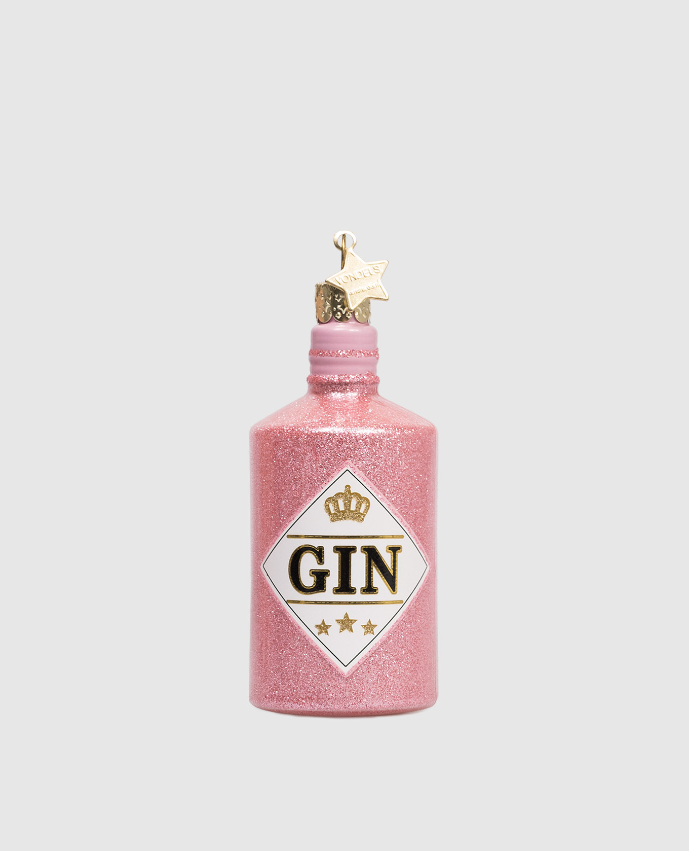 

Pink Gin Bottle Christmas Tree Ornament Vondels