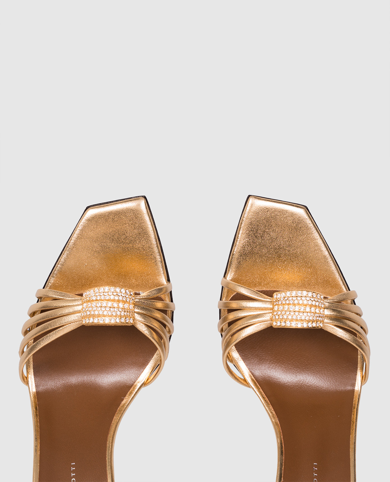 Sunset Glow gold leather sandals Giuseppe Zanotti 4