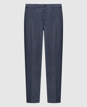 Canali Blue wool pants AA02524U91675