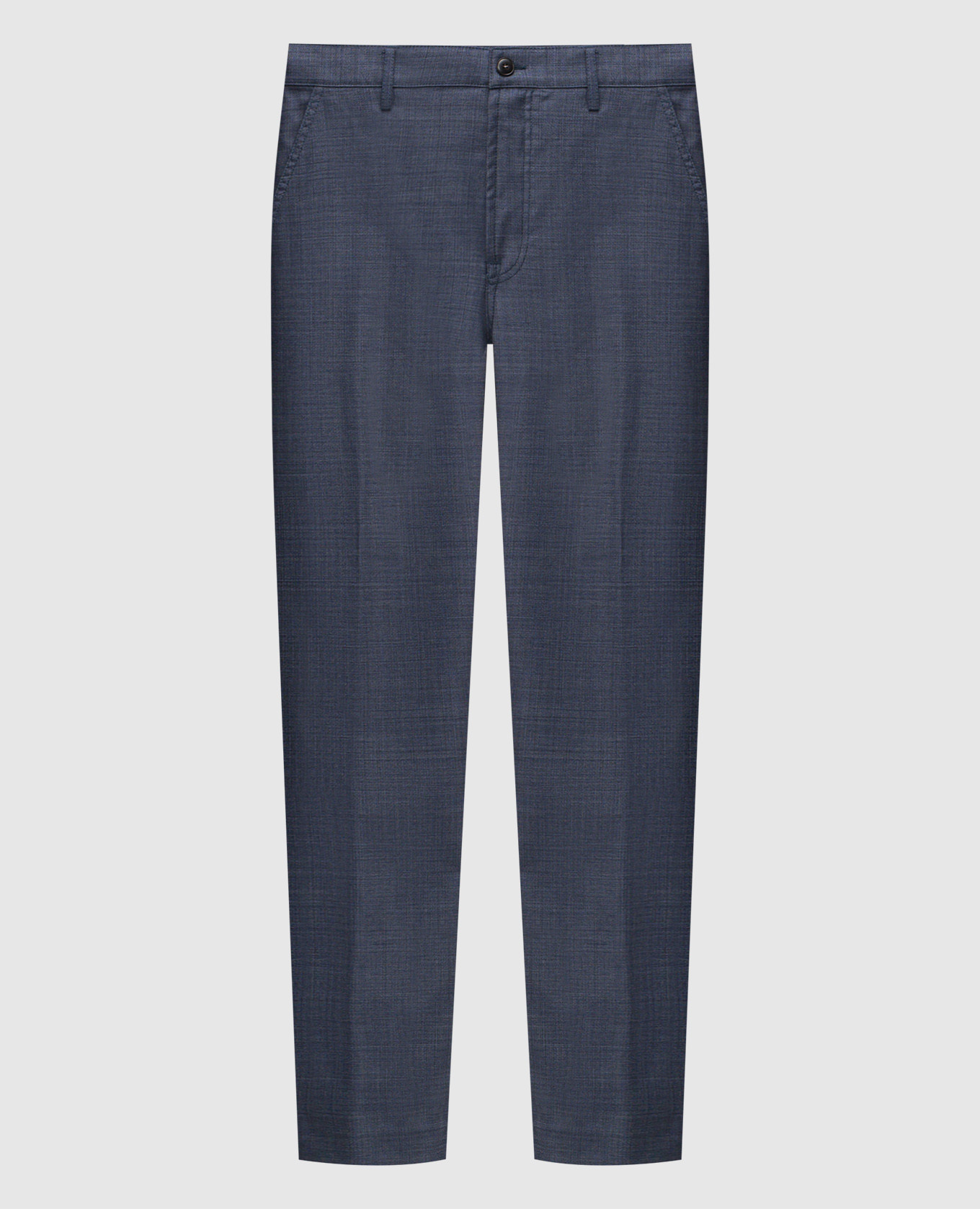 Blue wool pants