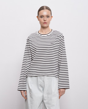 Juun.j White striped jumper JW6241W011