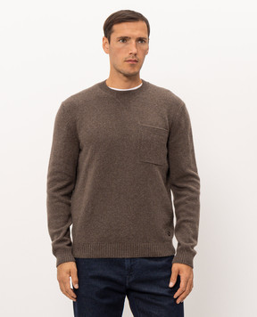 Stefano Ricci Brown cashmere sweater K404010G0TF26468