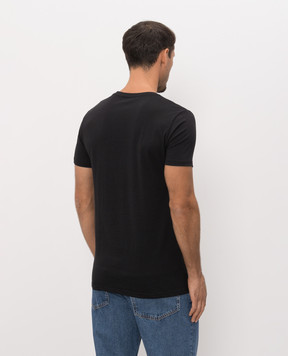 Palm Angels Set of black T-shirts with logo PLA1UMWTS04TR