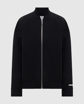 Max Mara Sportmax ONDATA black wool bomber jacket SPXONDATA