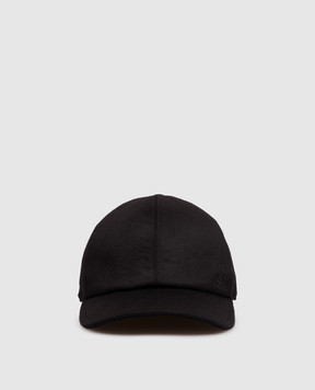 Stefano Ricci Black cashmere cap MCV63NV11FC0001T