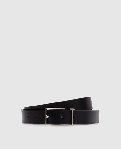 Vetements - Black Gothic leather belt with logo UA64BE100S - shop