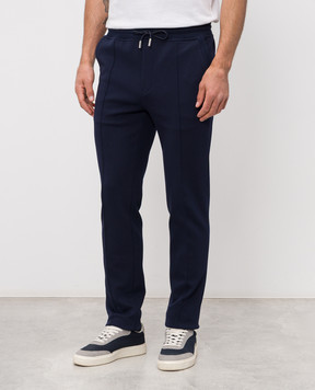 MooRER CRISPIN blue sweatpants CRISPINPANTALONEIT
