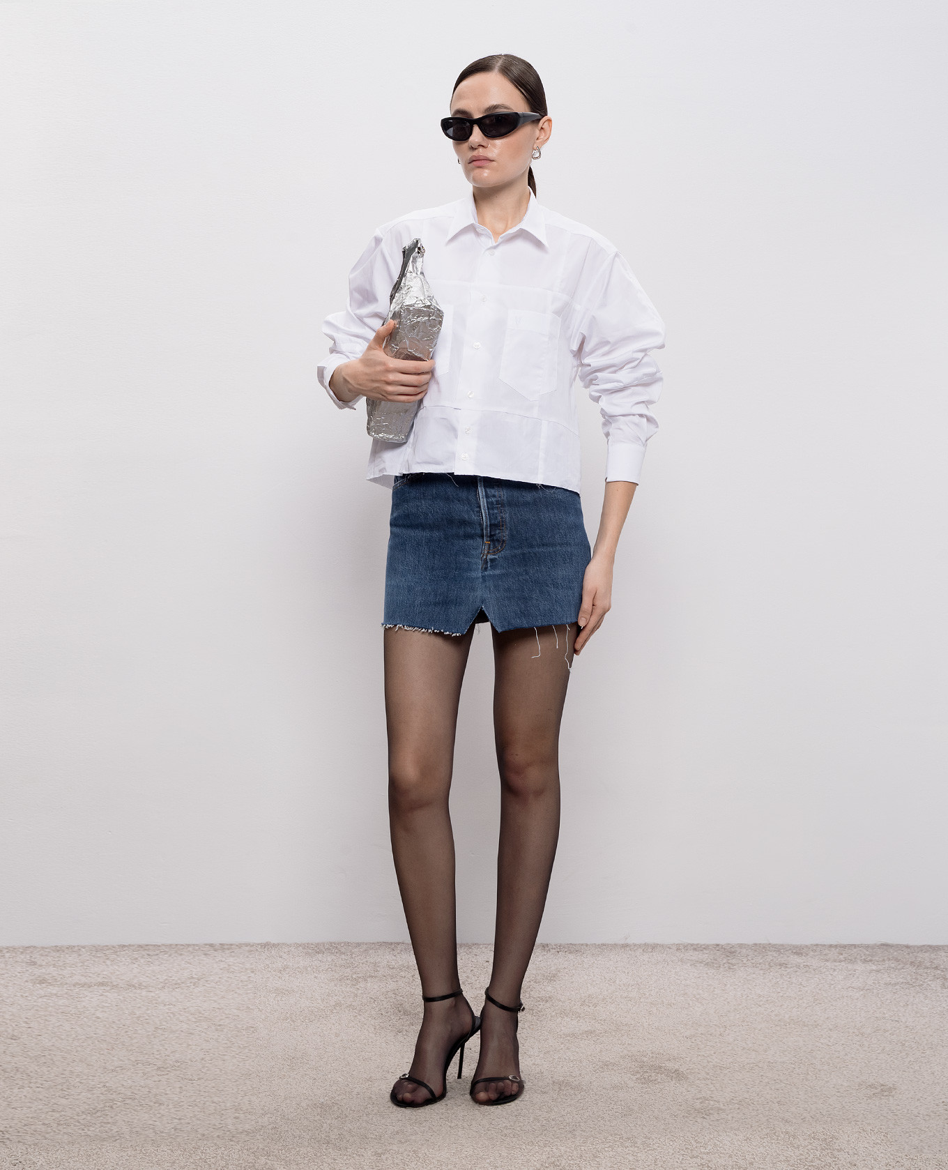 Blue denim mini skirt Vetements 2