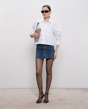 Vetements Blue denim mini skirt WE76DK347N3