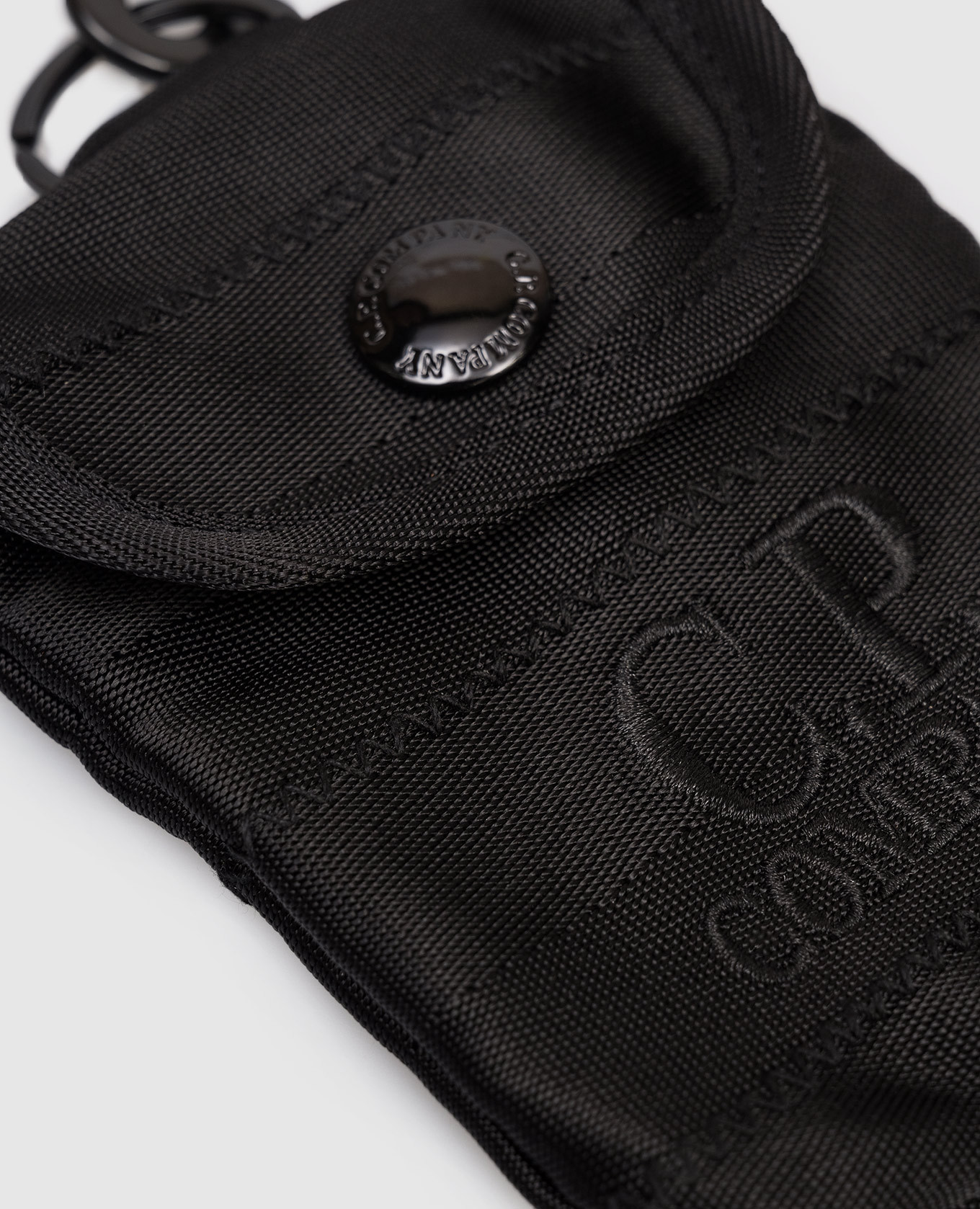 Black pocket key ring with logo C.P. Company 4
