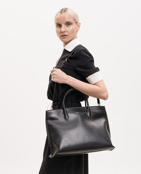 Bally Althea black leather tote bag WAE089VT312