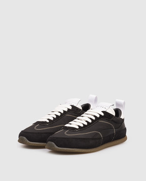 Alexander McQueen Black EC1 combination sneakers 856192WIAJN