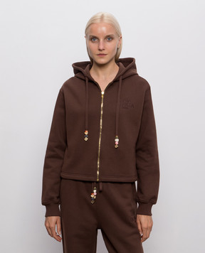 Casablanca Brown insulated sports jacket WPF26JTP52601