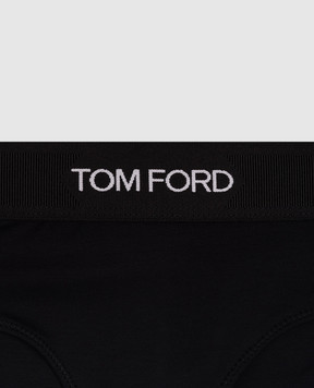 Tom Ford Black panties with logo KNJ004JEX011