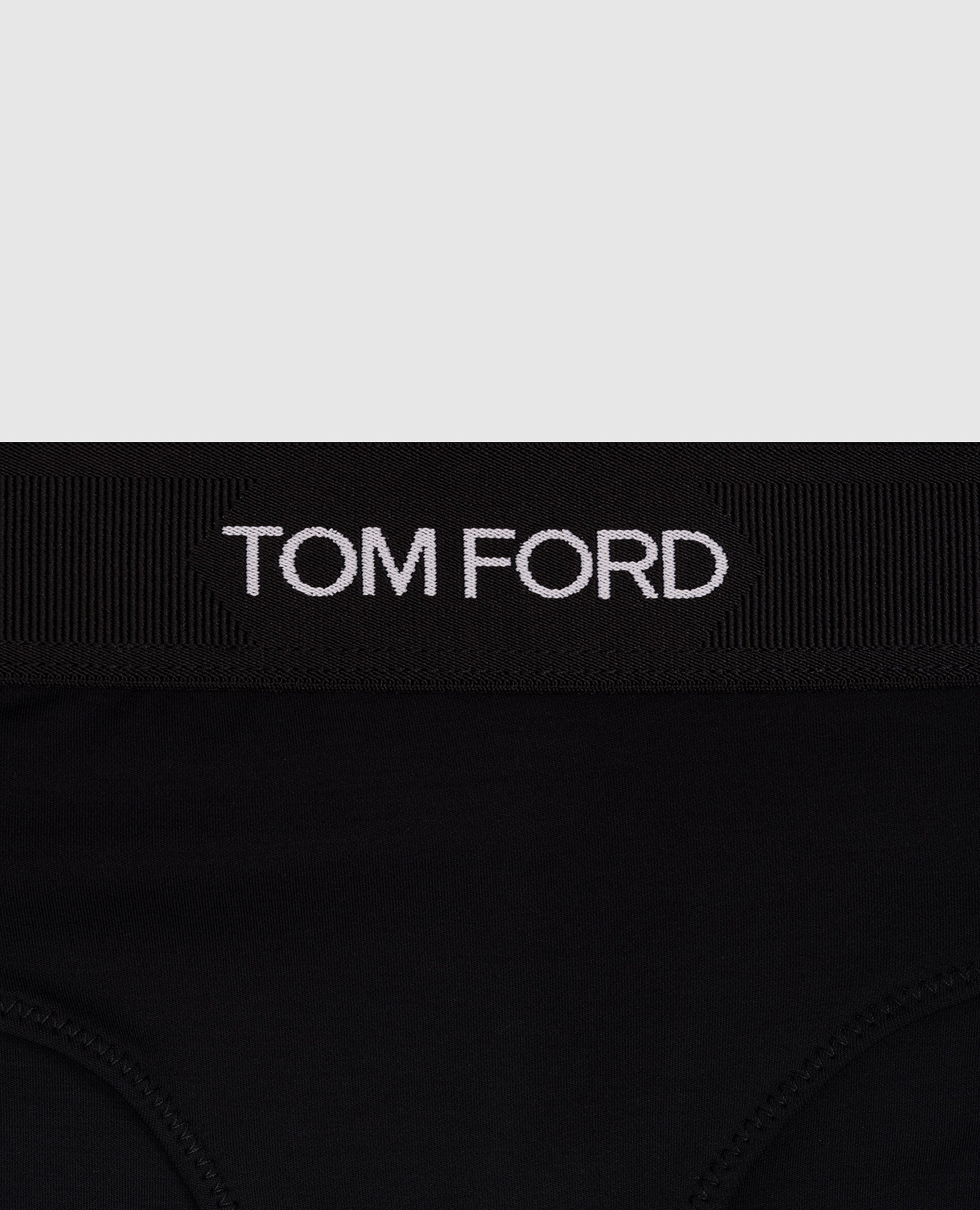 Black panties with logo Tom Ford 3