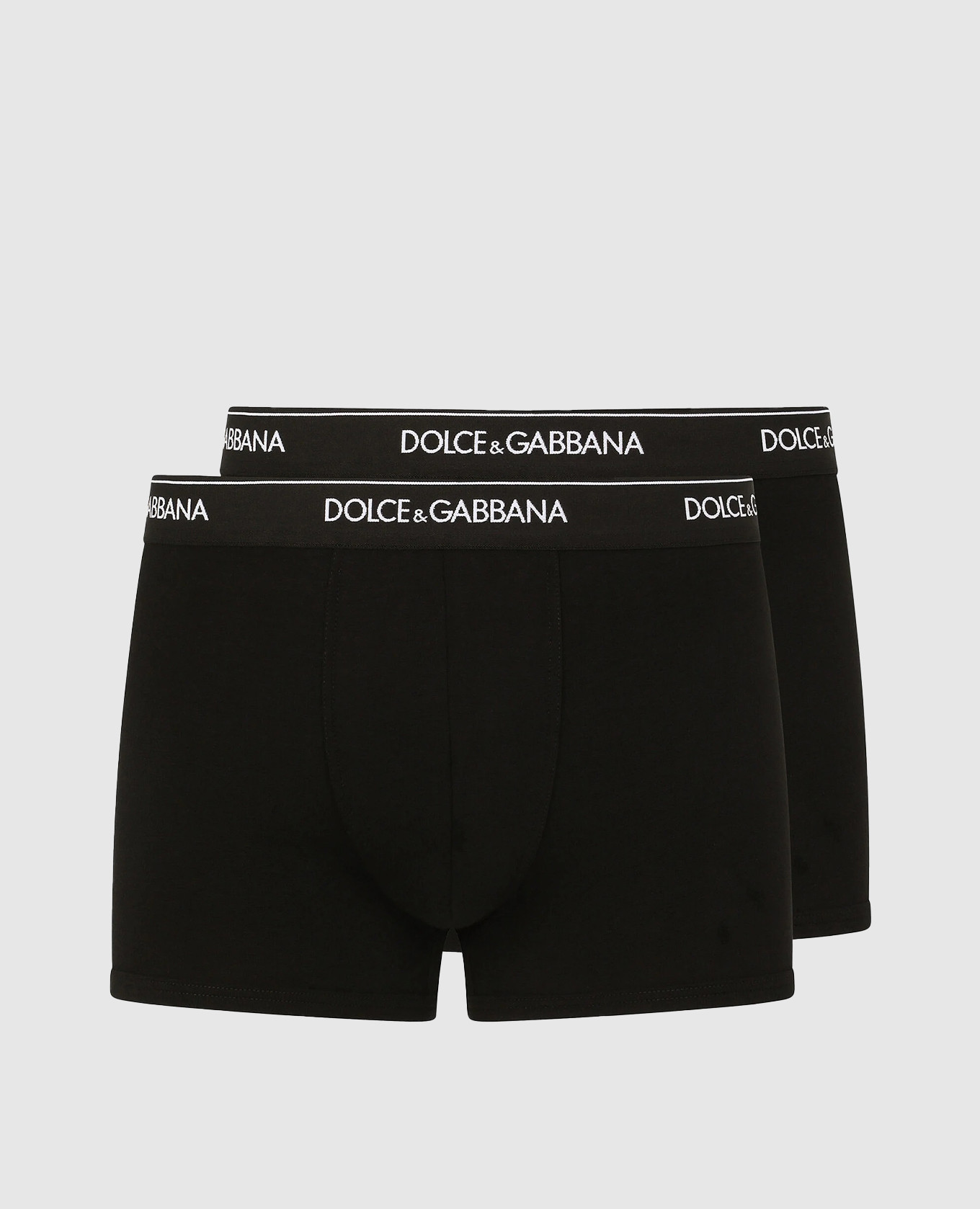 Set of black boxer shorts