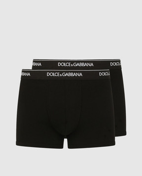 Dolce&Gabbana Set of black boxer shorts M9C07JONN95