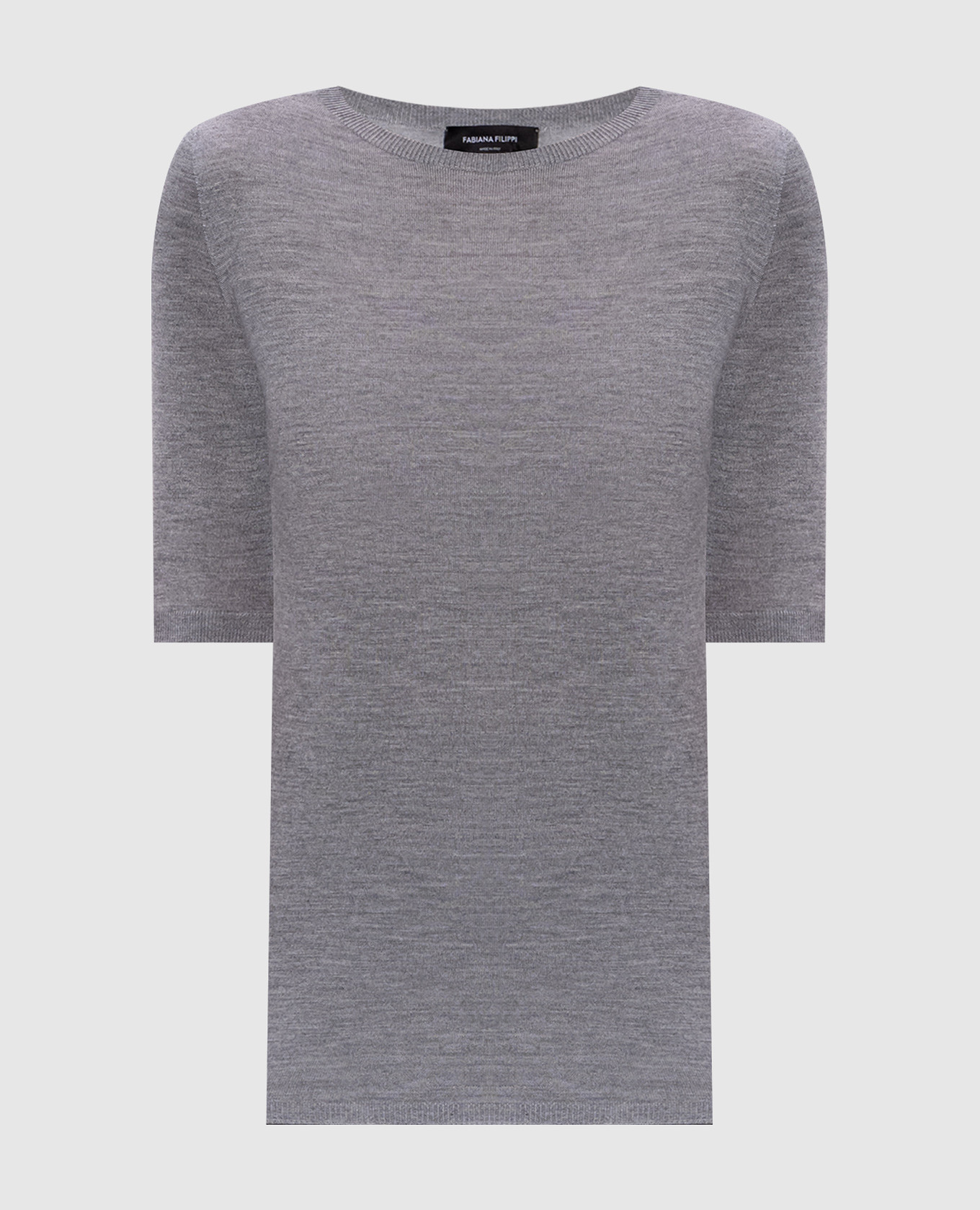 melange cashmere and silk top Fabiana Filippi