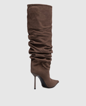 Le Silla Bella brown suede boots 4196E090BXPPPOA