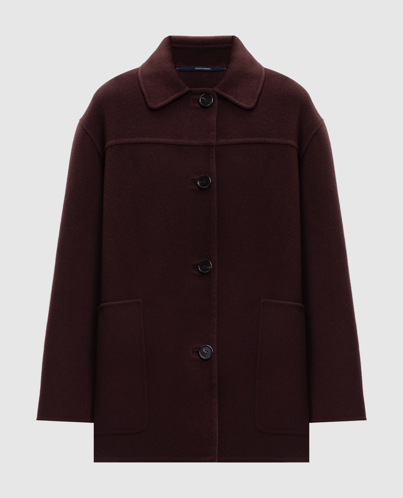 GIUGNO burgundy wool coat Max Mara