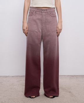 AMIRI Pink jeans with a degraded effect AWBMJE1021