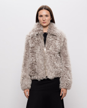 Babe Pay Pls Beige fur coat 2544TIGRADO