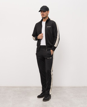 Palm Angels Black ivory sweatpants PMCJ020S26FAB001