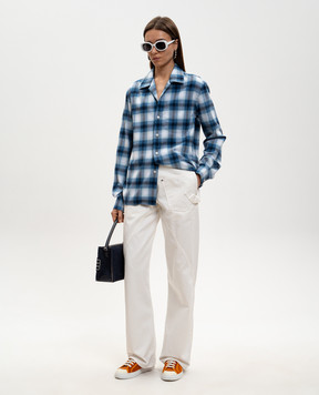 JW Anderson Blue checkered shirt SH0399PG1889
