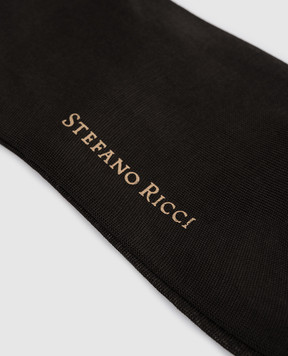 Stefano Ricci Brown socks C009UN0006C009UN
