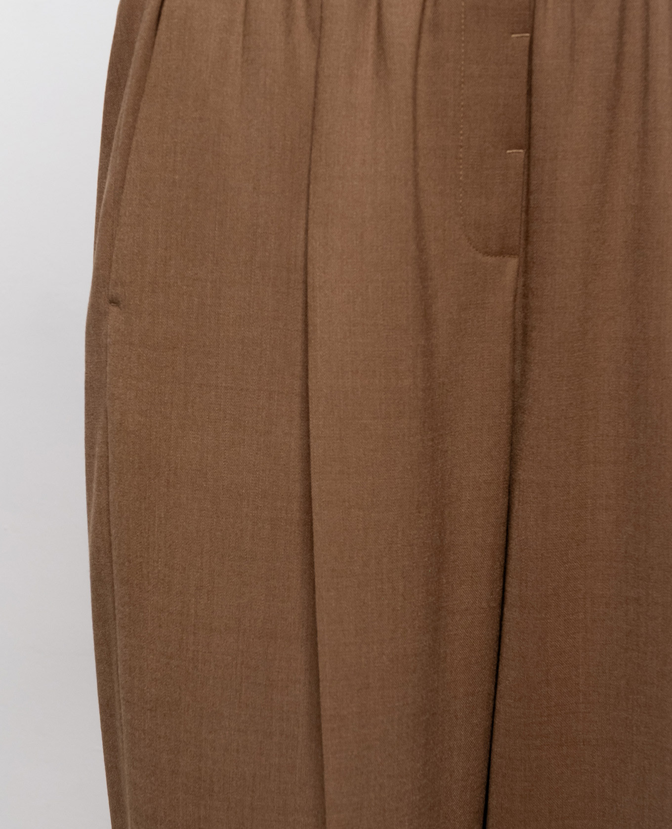 Brown wool pants Peserico 5