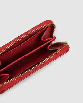 Valentino Red leather wallet with logo 8W2P0AY3SNP