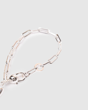 Jenny Bird Silver Puffy Heart Bracelet JB2144HPSW
