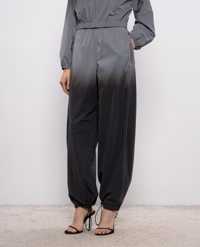 Alexander Wang Grey joggers with reflective effect UWC1264115