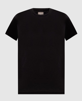 Marco Pescarolo Amata black wool T-shirt AMATAD53Y04