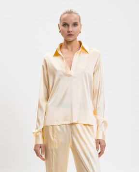 Tom Ford Yellow silk blouse TS2144FAX881