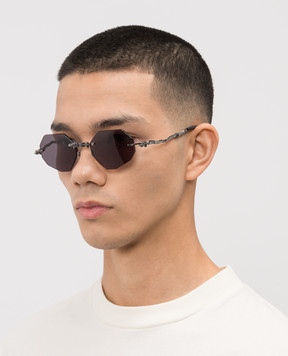 Kuboraum H44 Grey Folding Sunglasses KRSH44BBS000004Y