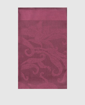 Etro Purple silk and wool scarf WATA0010AQ13C
