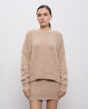 Demiur Beige alpaca wool sweater ALP101