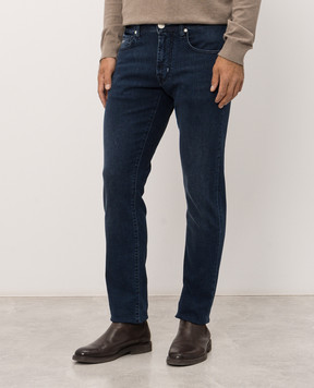 Tramarossa Michelangelo blue jeans with logo patch MICHELANGELODBSC