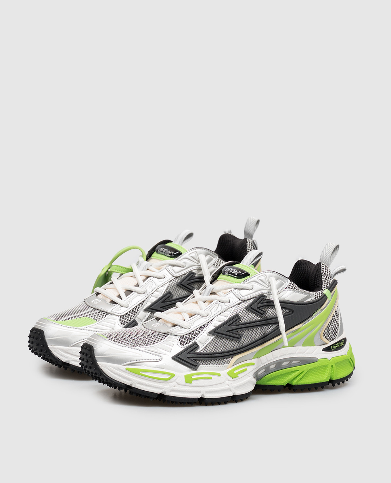 Silver sneakers Be Right Back Off-White 2