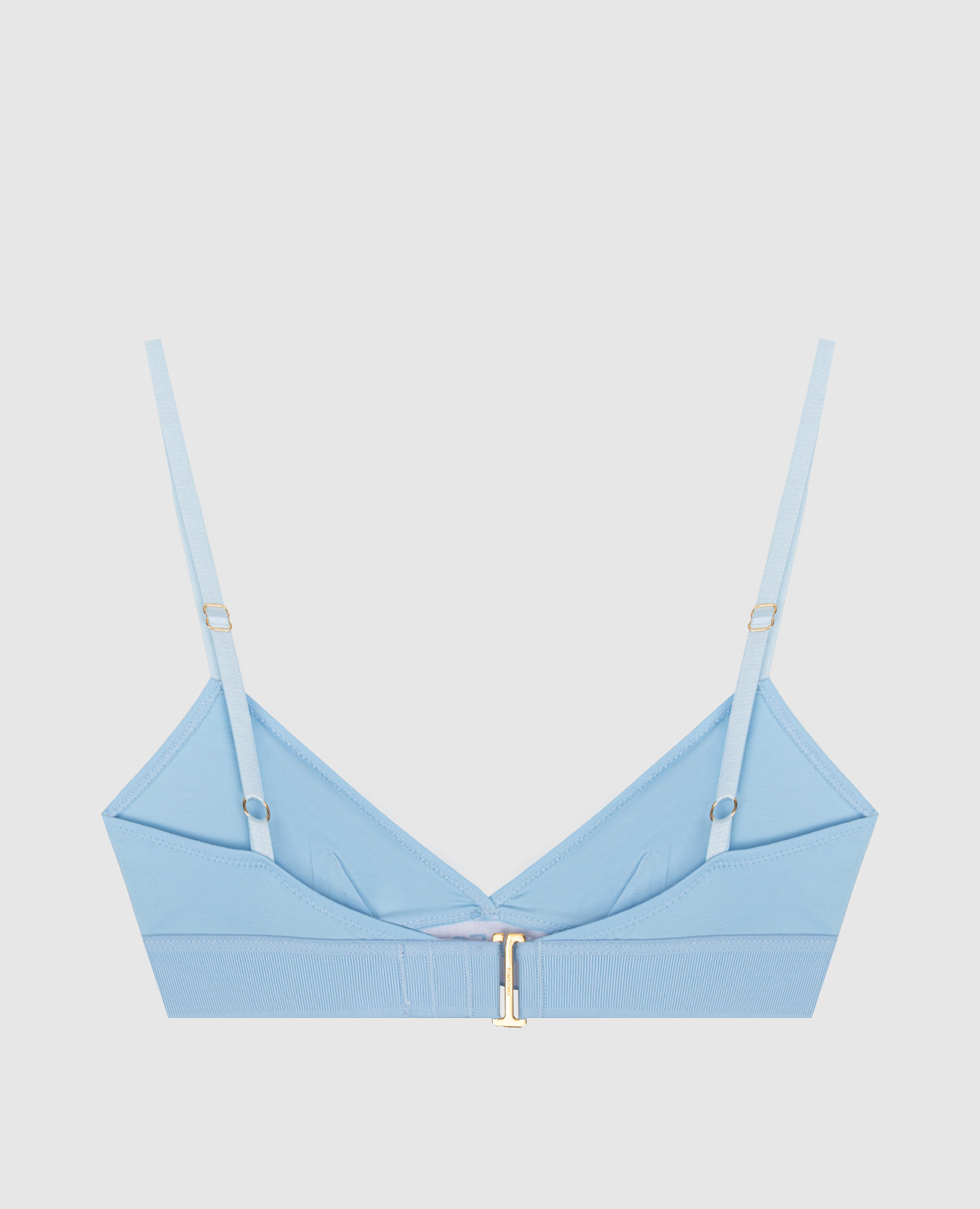 

Blue bralette with logo pattern Tom Ford, Light blue