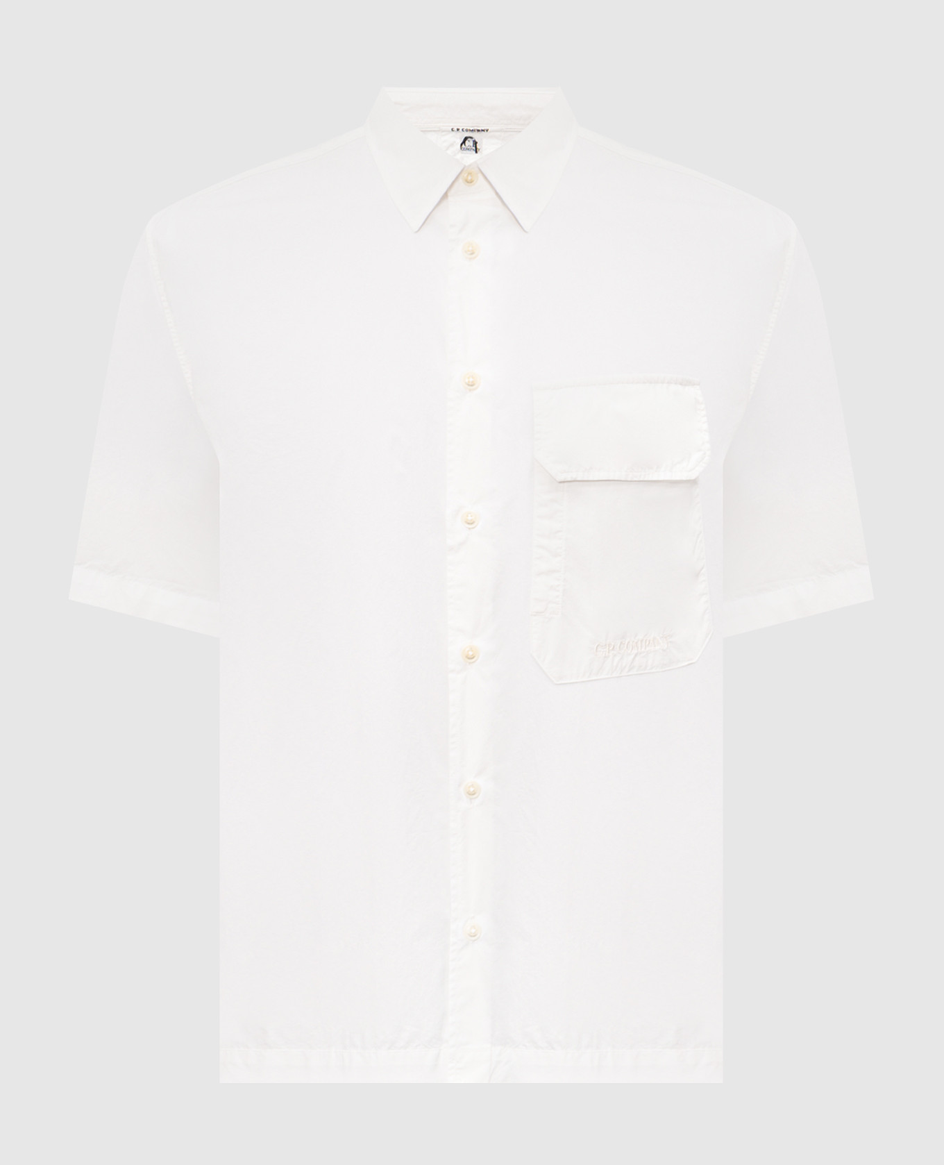 White shirt with short sleeves
