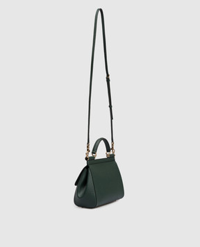 Dolce&Gabbana Green leather bag Sicily BB6003B1001