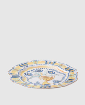 SELETTI Classics on Acid Porcelain Asymmetric Dinner Plate 11202