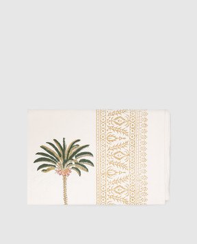 Les Ottomans White printed tablecloth IKB64